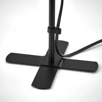 IKEA BARLAST Veioza, negru/alb, 31 cm