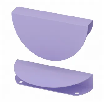 IKEA BEGRIPA Maner, lila/semicerc, 130 mm