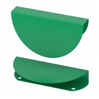 IKEA BEGRIPA Maner, verde/semicerc, 130 mm