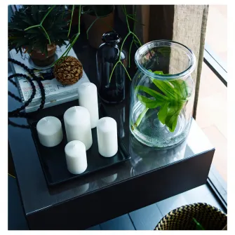 IKEA BEGÄRLIG Vaza, sticla transparenta, 29 cm