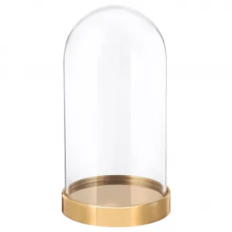 IKEA BEGÅVNING Clopot sticla cu baza, 19 cm