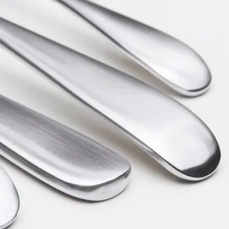 IKEA BEHAGFULL Set tacamuri, 24 piese, inox