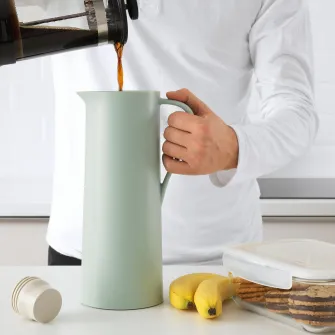 IKEA BEHÖVD Carafa izoterma, verde deschis/bej, 1 l