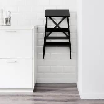 IKEA BEKVÄM , negru, 63 cm
