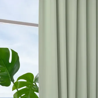 IKEA BENGTA Draperie opaca, 1 bucata, verde/rjns, 210x300 cm