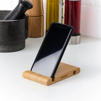 IKEA BERGENES Suport telefon mobil/tableta, bambus