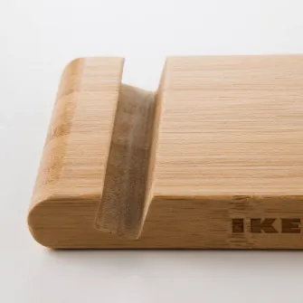 IKEA BERGENES Suport telefon mobil/tableta, bambus