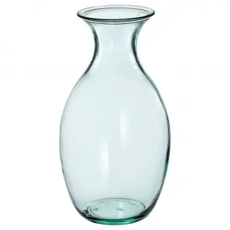 IKEA BERGKÖRSBÄR Vaza, sticla/verde, 28 cm
