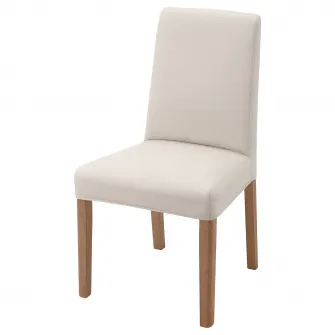 IKEA BERGMUND Scaun, aspect stejar/Hallarp bej