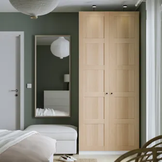 IKEA BERGSBO Usa, aspect stejar antichizat, 50x229 cm