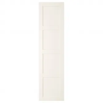 IKEA BERGSBO Usa cu balamale, alb, 50x195 cm