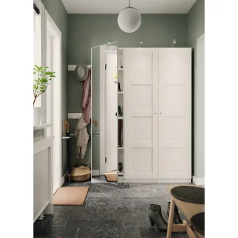 IKEA BERGSBO Usa cu balamale, alb, 50x195 cm