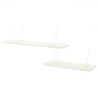 IKEA BERGSHULT / PERSHULT Combinatie etajera, alb/alb, 120x30 cm