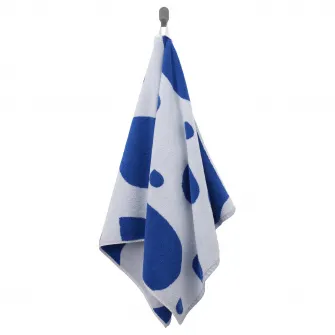 IKEA BERGVATTNET Prosop baie, ab/alb, 70x140 cm