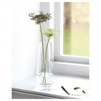 IKEA BERÄKNA Vaza, sticla transparenta, 15 cm