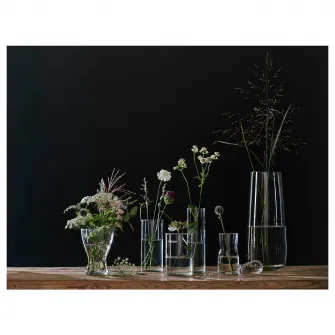 IKEA BERÄKNA Vaza, sticla transparenta, 15 cm