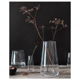 IKEA BERÄKNA Vaza, sticla transparenta, 30 cm