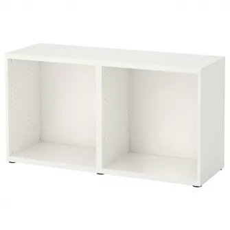 IKEA BESTÅ Cadru, alb, 120x40x64 cm