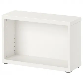 IKEA BESTÅ Cadru, alb, 60x20x38 cm