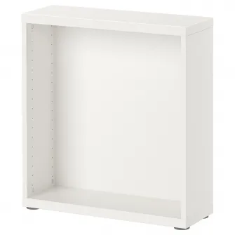 IKEA BESTÅ Cadru, alb, 60x20x64 cm
