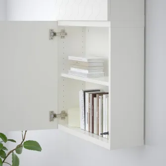 IKEA BESTÅ Cadru, alb, 60x20x64 cm