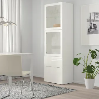 IKEA BESTÅ Cadru, alb, 60x40x192 cm