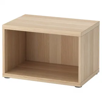 IKEA BESTÅ Cadru, aspect stejar antichizat, 60x40x38 cm