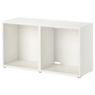 IKEA BESTÅ Comoda TV, alb, 120x40x64 cm