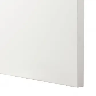 IKEA BESTÅ Ansamblu depozitare TV/usi sticla, alb/Lappviken stc a tr, 300x42x211 cm