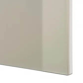 IKEA BESTÅ Ansamblu depozitare cu sertare, aspect stejar antichizat/Selsviken/Stubbarp bej lucios, 180x42x74 cm