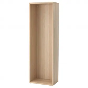 IKEA BESTÅ Cadru, aspect stejar antichizat, 60x40x192 cm
