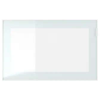 IKEA BESTÅ Combinatie corp suspendat, alb Glassvik/alb/verde deschis sticla mata, 60x22x38 cm