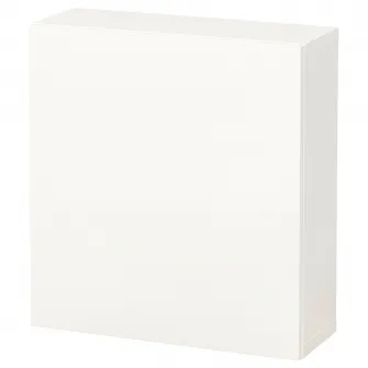 IKEA BESTÅ Combinatie corp suspendat, alb/Lappviken alb, 60x22x64 cm
