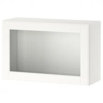 IKEA BESTÅ Combinatie corp suspendat, alb/Ostvik alb, 60x22x38 cm