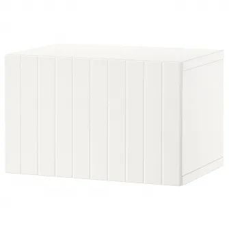 IKEA BESTÅ Combinatie corp suspendat, alb/Sutterviken, 60x42x38 cm