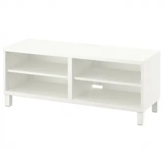 IKEA BESTÅ Comoda TV, alb, 120x40x48 cm