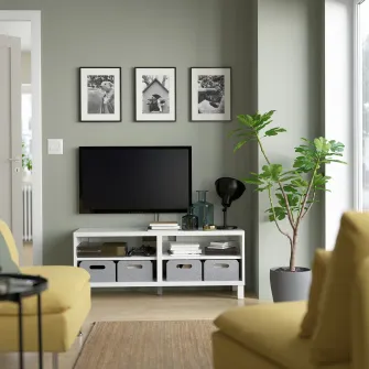 IKEA BESTÅ Comoda TV, alb, 120x40x48 cm