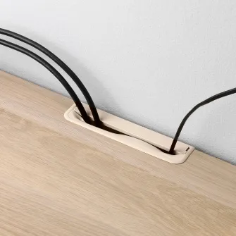 IKEA BESTÅ Comoda TV, aspect stejar antichizat/Krukmakare bej, 180x42x39 cm