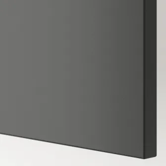 IKEA BESTÅ Corp polite/usi, gri inchis/Lappviken gri inchis, 120x42x38 cm