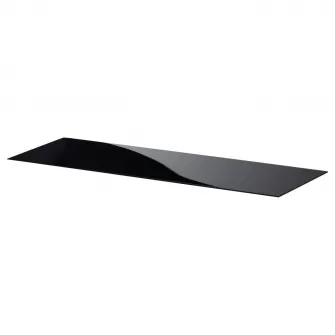 IKEA BESTÅ Panou superior, sticla negru, 120x40 cm