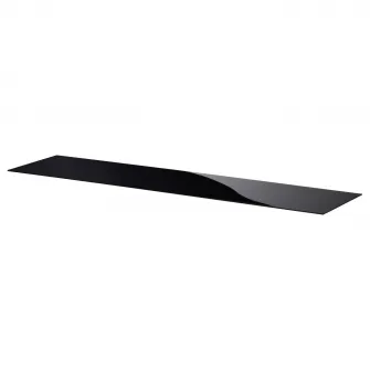 IKEA BESTÅ Panou superior, sticla negru, 180x40 cm