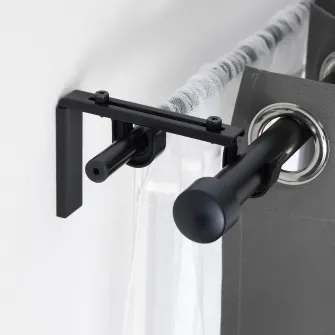 IKEA BETYDLIG Consola bagheta perdea, negru