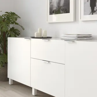 IKEA BILLSBRO Maner, aspect inox, 120 mm