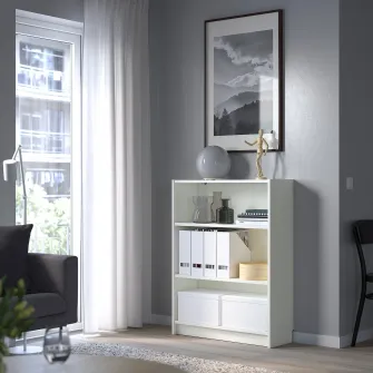 IKEA BILLY Biblioteca, alb, 80x28x106 cm