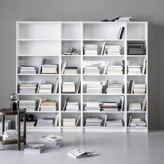 IKEA BILLY Biblioteca, alb, 80x28x202 cm