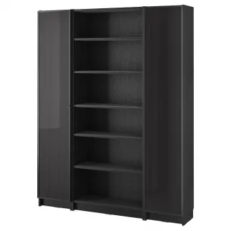 IKEA BILLY / HÖGBO Combinatie biblioteca+usi sticla