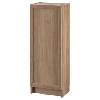 IKEA BILLY / OXBERG Biblioteca cu usa, aspect stejar, 40x30x106 cm