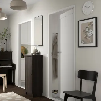 IKEA BILLY / OXBERG Biblioteca cu usa, maro-i aspect stejar, 40x30x106 cm