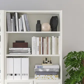 IKEA BILLY / OXBERG Biblioteca+panou/usa sticla, alb, 160x30x202 cm