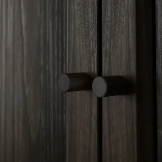 IKEA BILLY / OXBERG Biblioteca+usi, maro-i aspect stejar, 80x30x202 cm